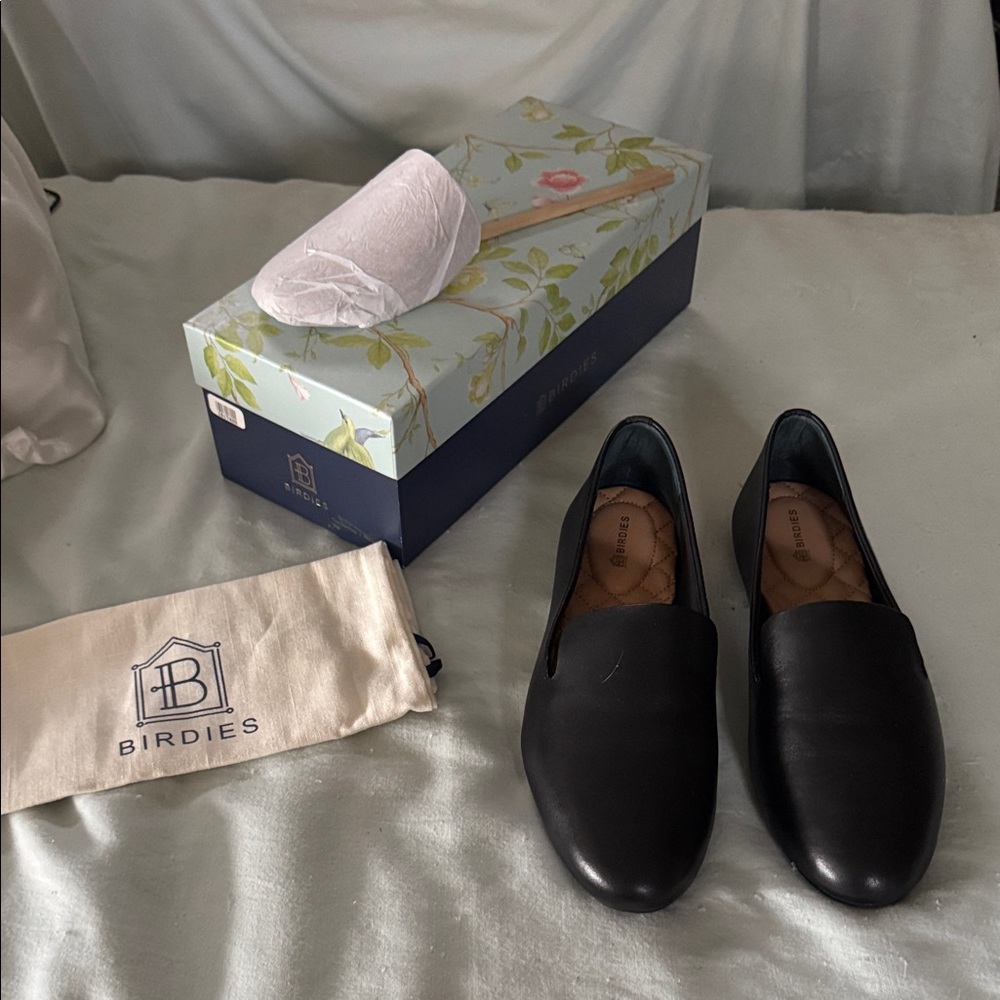 Birdies Classic Black Women’s Loafers